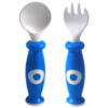 FD-063 064-B 學習餐具湯叉組-藍