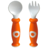 FD-063 064-O 學習餐具湯叉組-橘